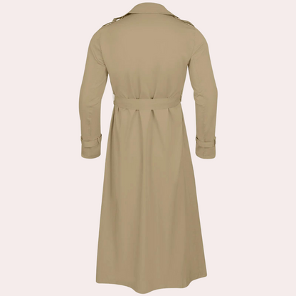 Longline Trench Coat | Water-Resistant Design for Men 2