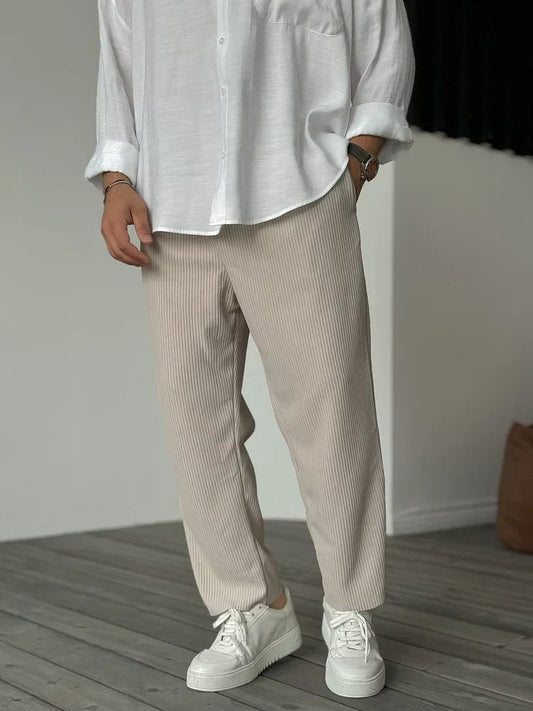 Loose Fit Corduroy Trousers | Comfortable and Stylish Design 0