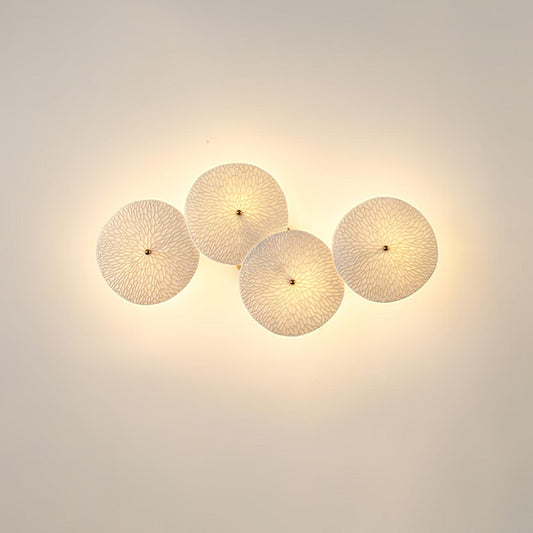 Lotus Petal Wall Sconce | Elegant Ceramic Design with Warm LED Light 0