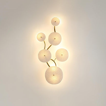 Lotus Petal Wall Sconce | Elegant Ceramic Design with Warm LED Light 9