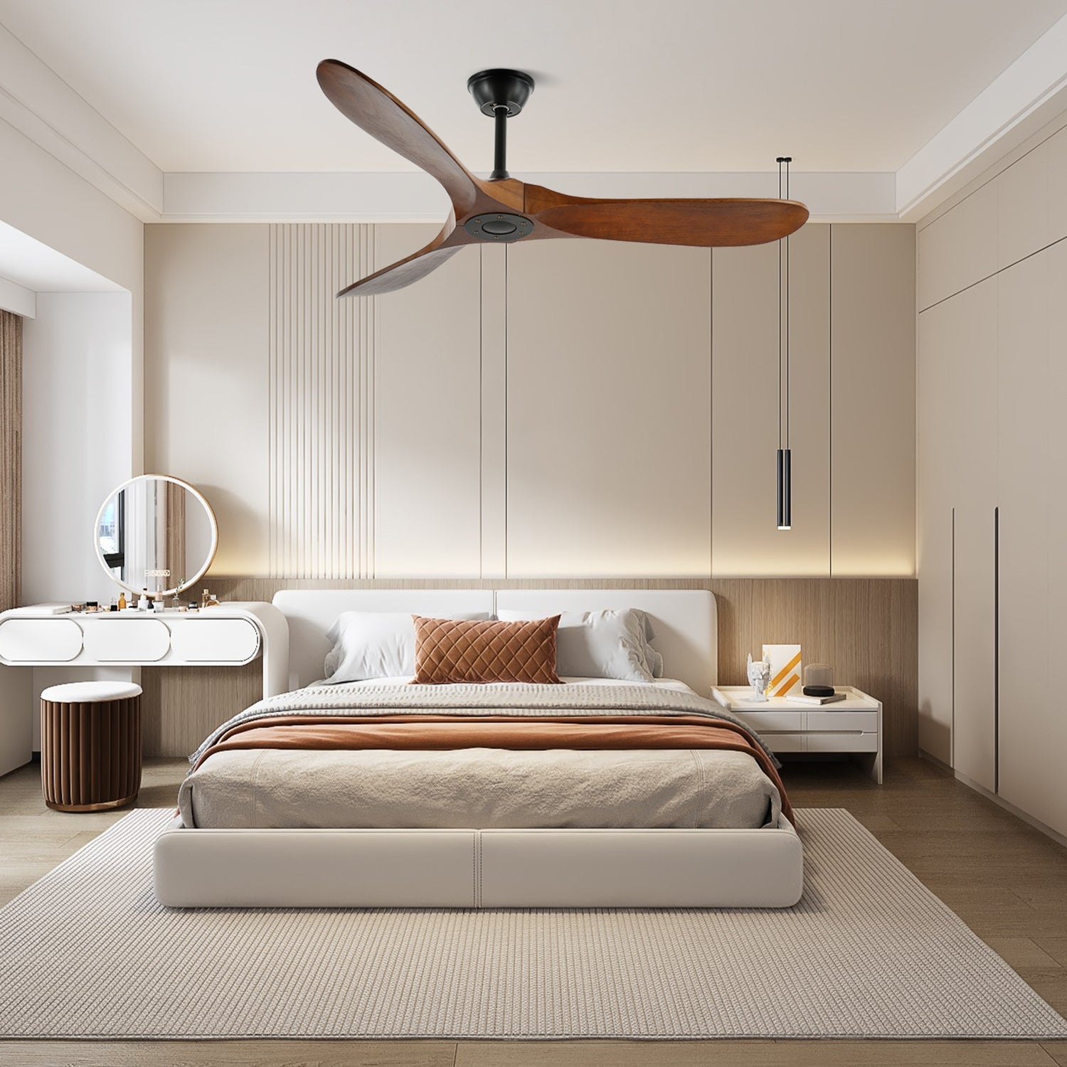 Low Profile Ceiling Fan | Modern Flush Mount Design with Quiet Operation 4