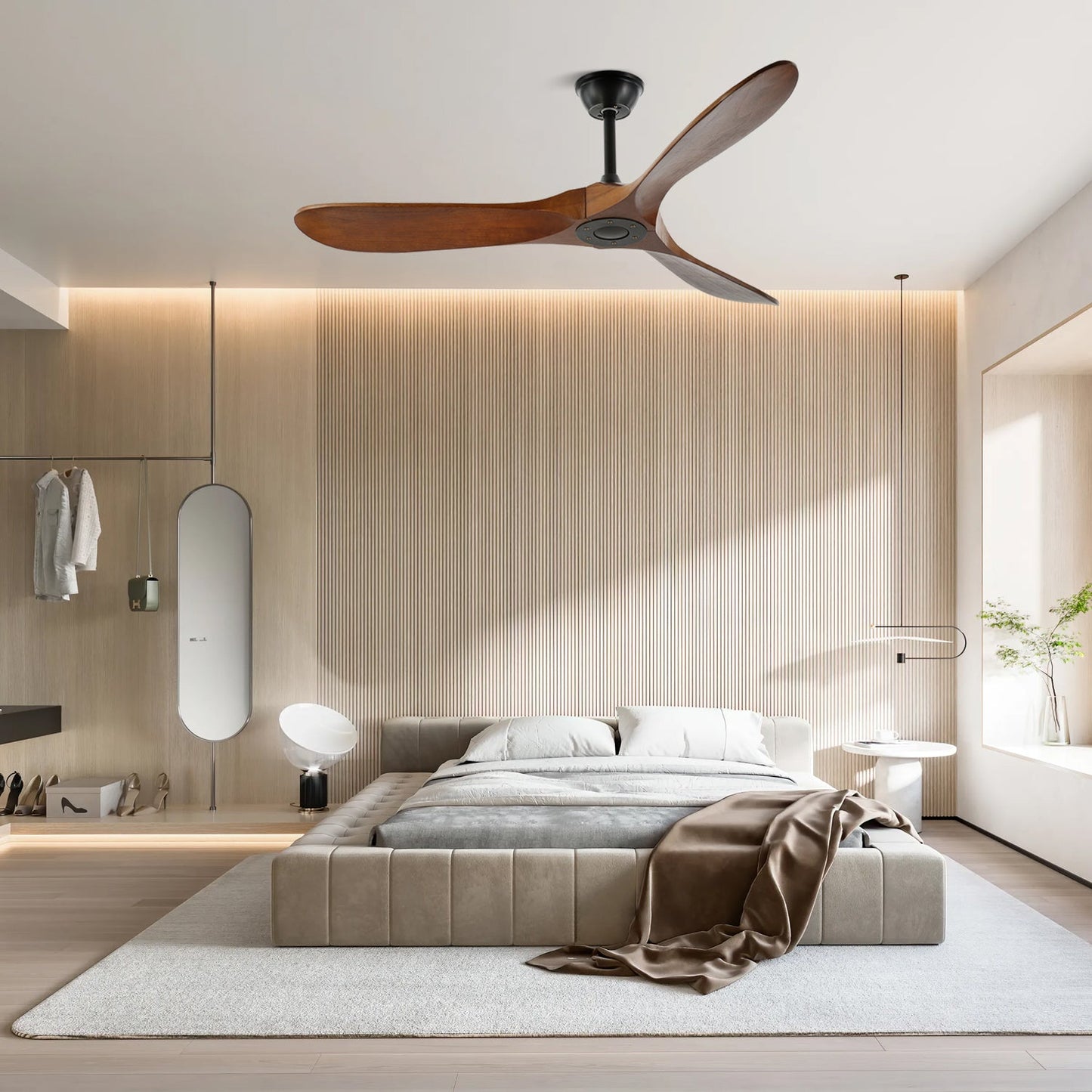 Low Profile Ceiling Fan | Modern Flush Mount Design with Quiet Operation 5