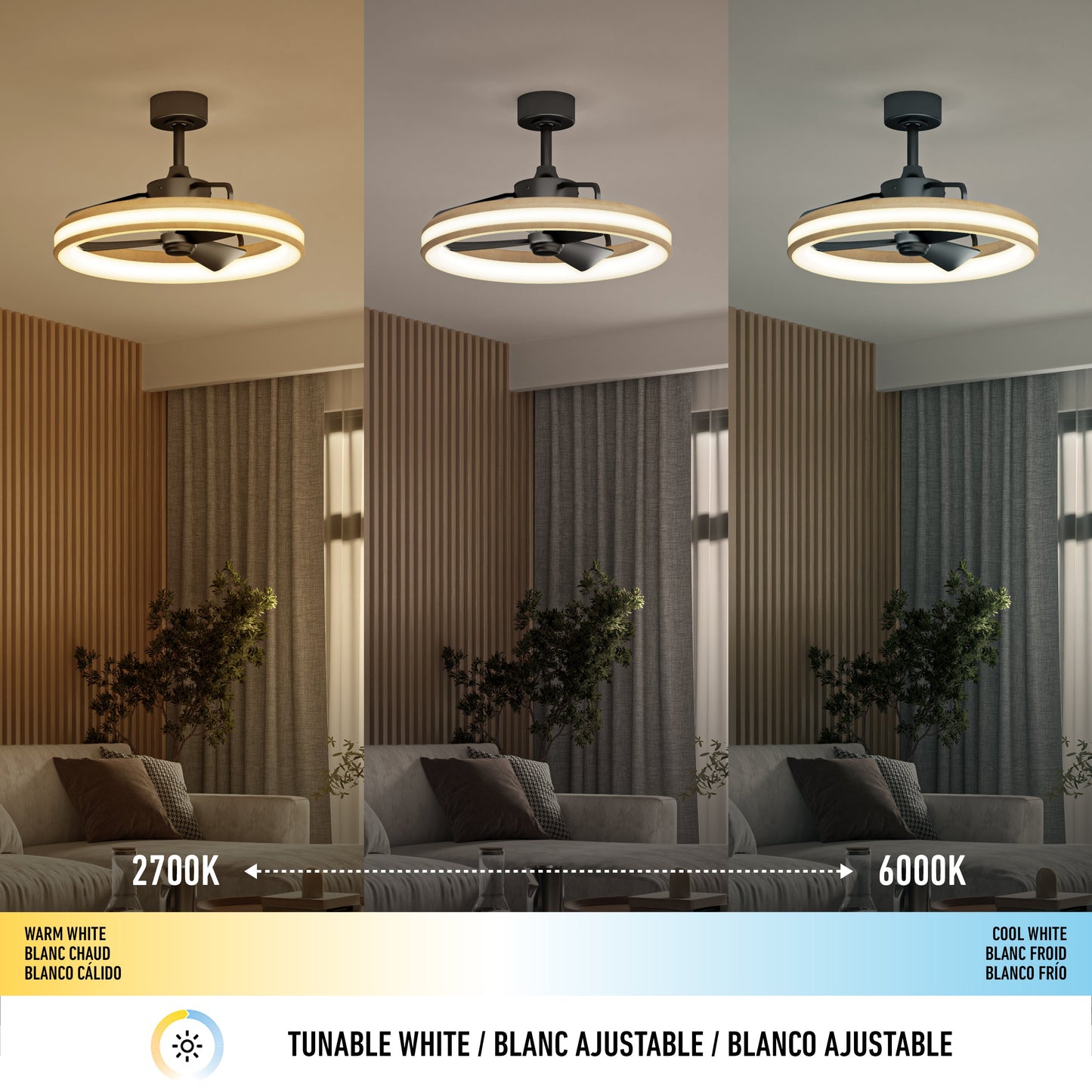 Lugano | 23-Inch LED Ceiling Fan with Remote Control & Adjustable Brightness 8