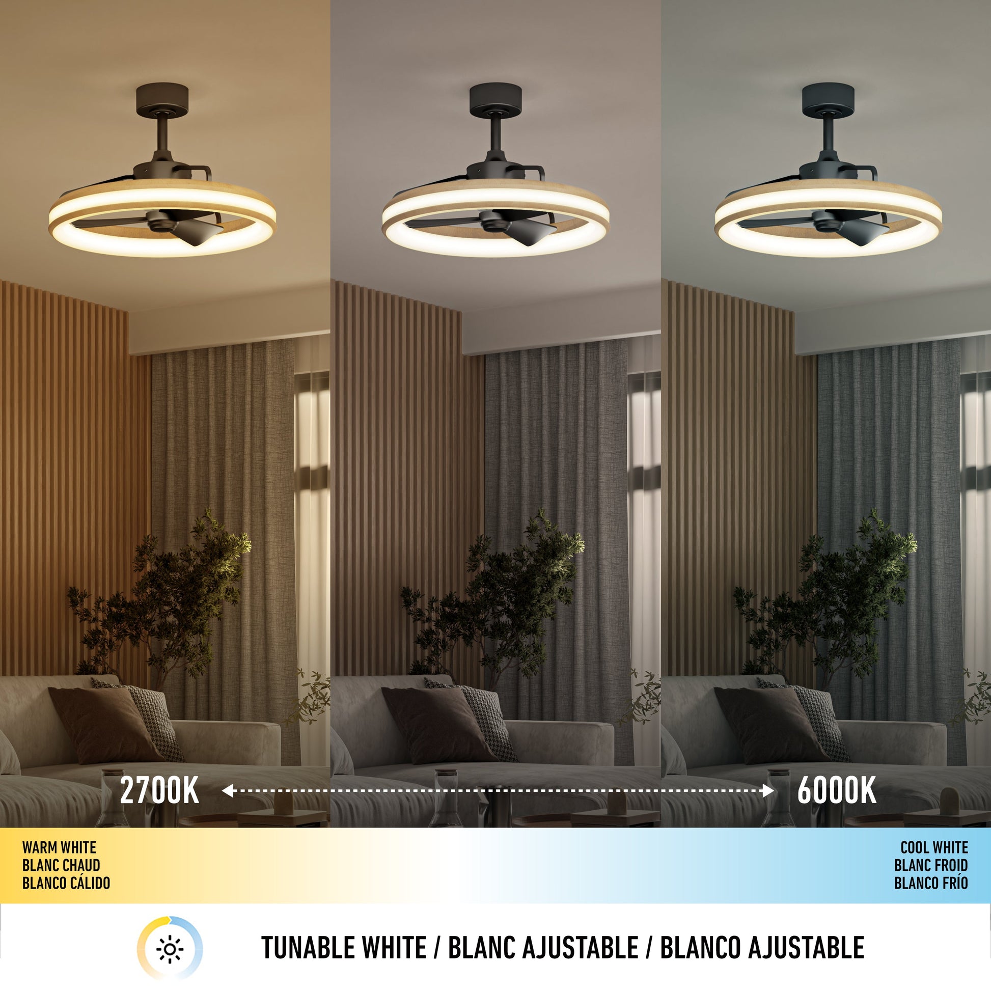 Lugano | 23-Inch LED Ceiling Fan with Remote Control & Adjustable Brightness 8