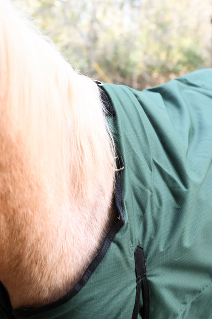AJ Tack 1200D Waterproof Turnout Horse Blanket 400g - Green