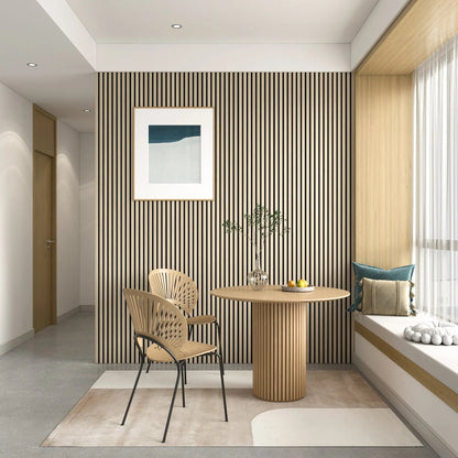 Pannelli da parete in legno a doghe acustiche MDF