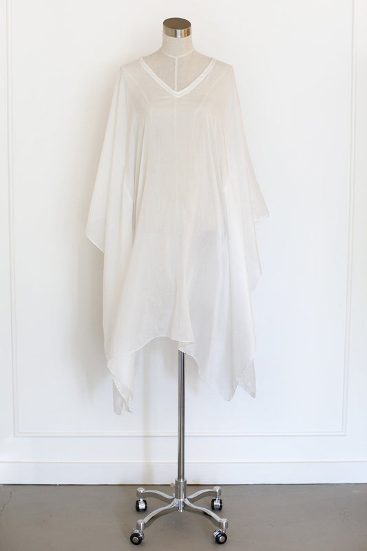 Bomull/Siden Kaftan V-ringad 34"