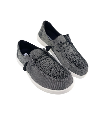 Maco Sneaker a Goccia d'Acqua in Nero