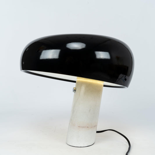 Marble Table Lamp | Elegant Carrara Base for Nightstands and Desks 0