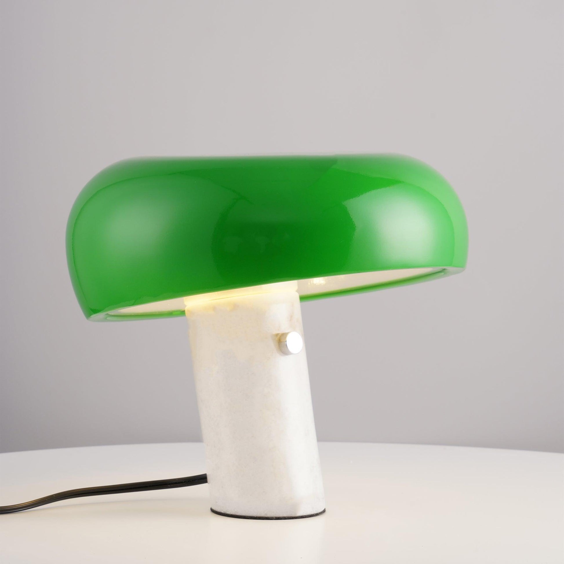 Marble Table Lamp | Elegant Carrara Base for Nightstands and Desks 10