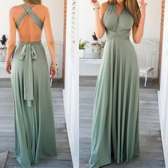 Marie Wrap Maxi Dress | Flattering Design with Elegant Maxi Length 5