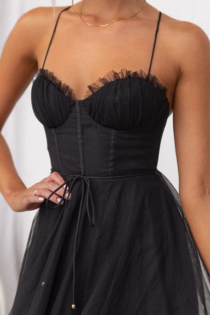 Maxi Dress | Elegant Flowy Chiffon Gown with Sleeveless Design 8