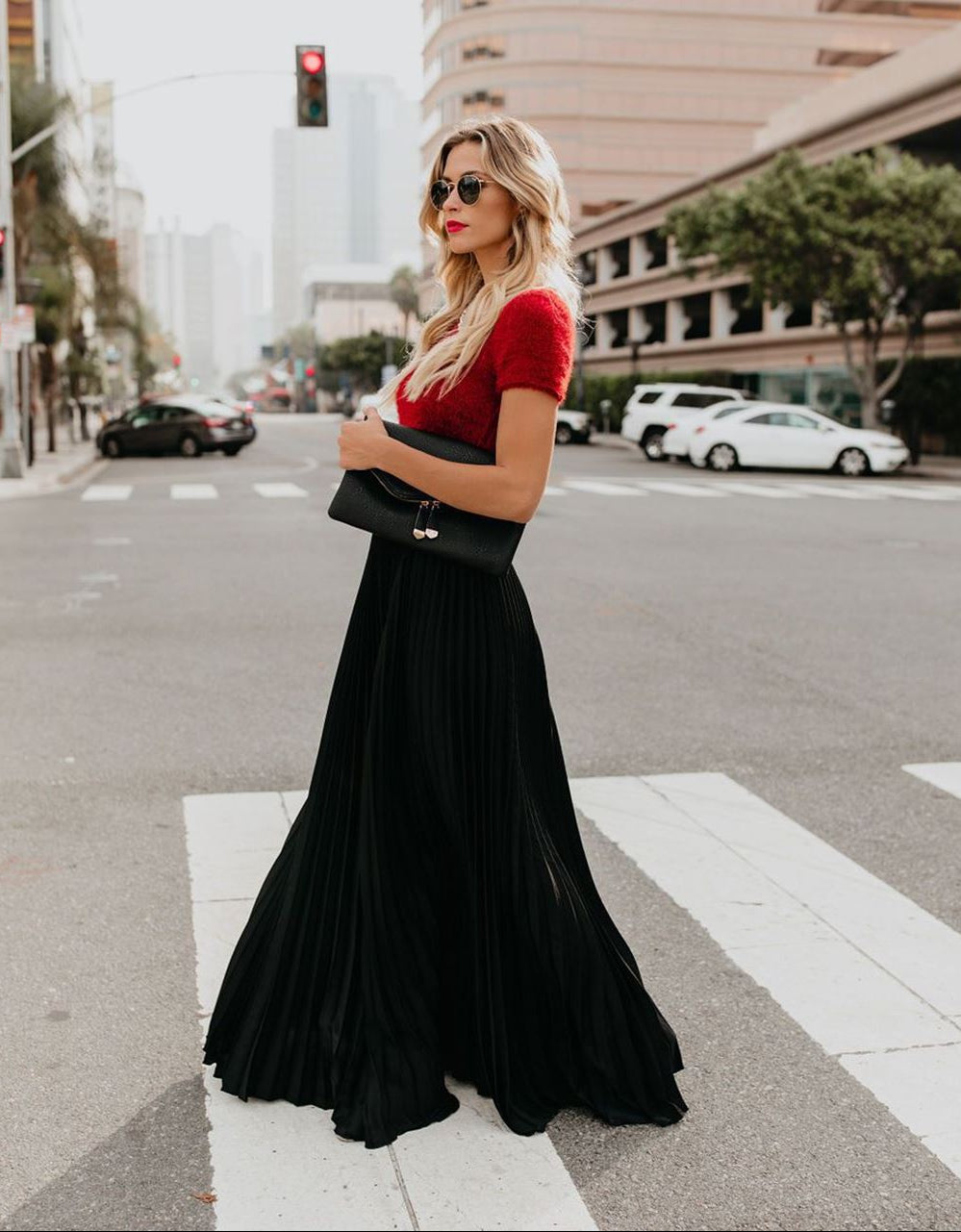 Maxi Skirt | High Waist Pleated Design for Effortless Elegance 4