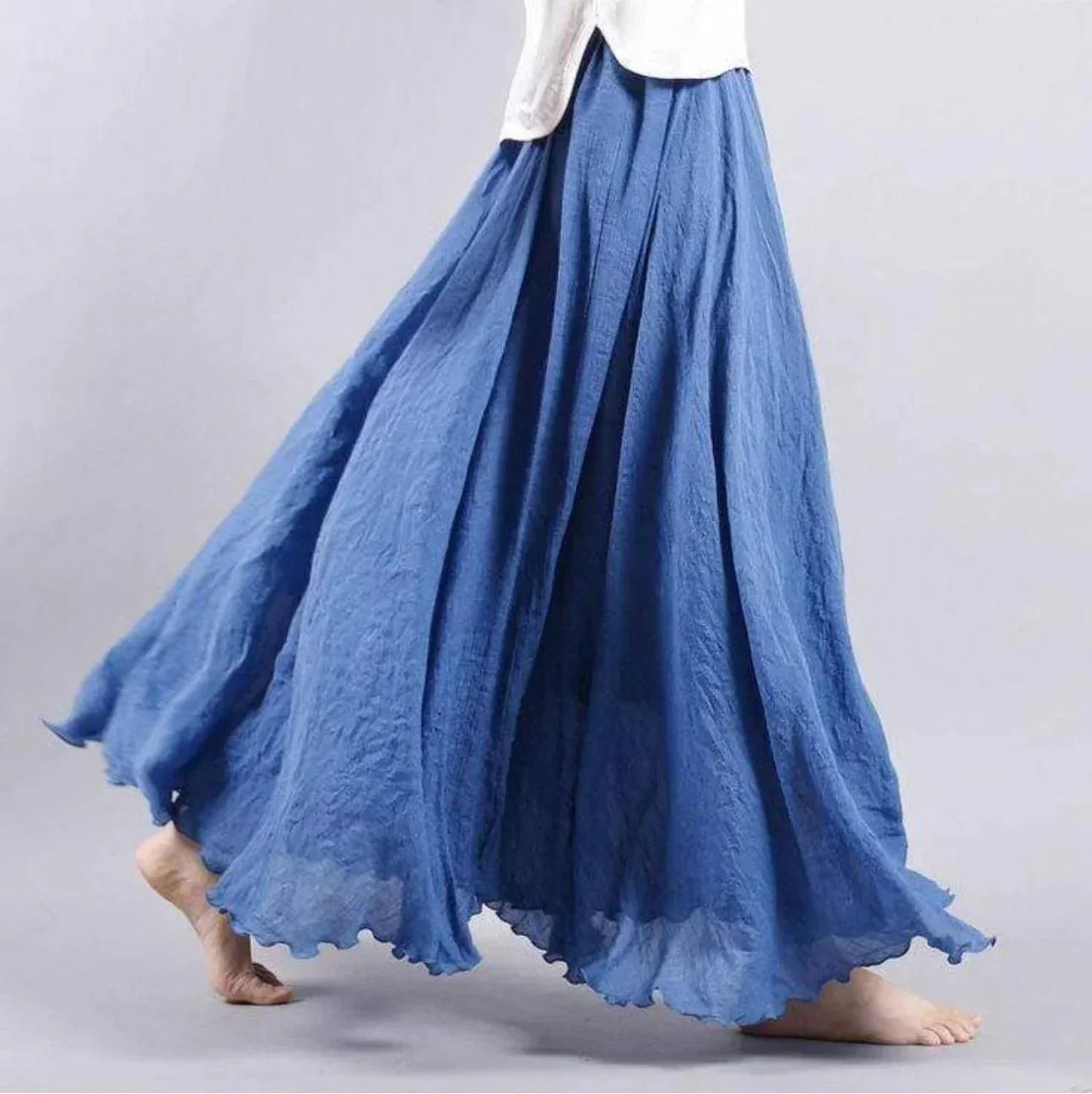 Maxi Skirt | Lightweight Pleated Design for Boho Style Women 1