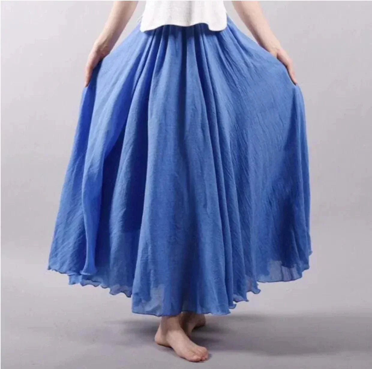 Maxi Skirt | Lightweight Pleated Design for Boho Style Women 2