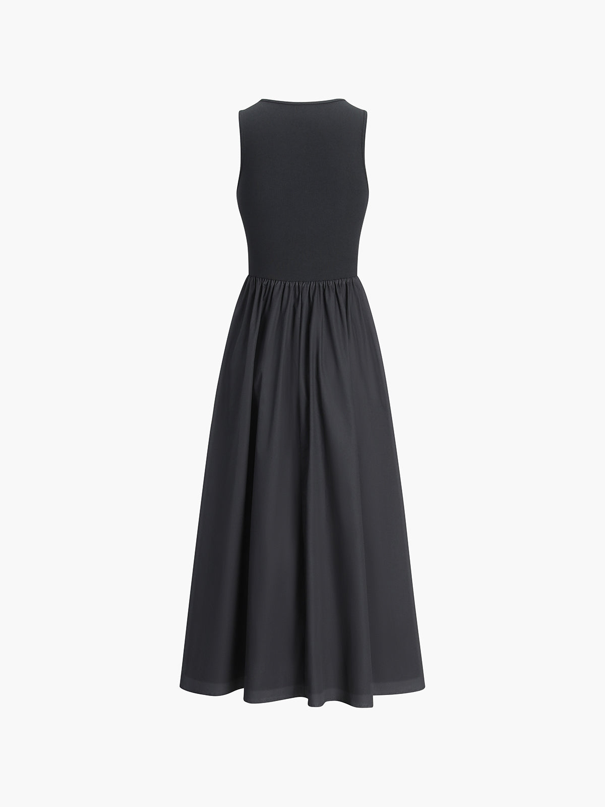 Maxi Sleeveless Dress | Cotton Blend Jersey with Regular Fit 5