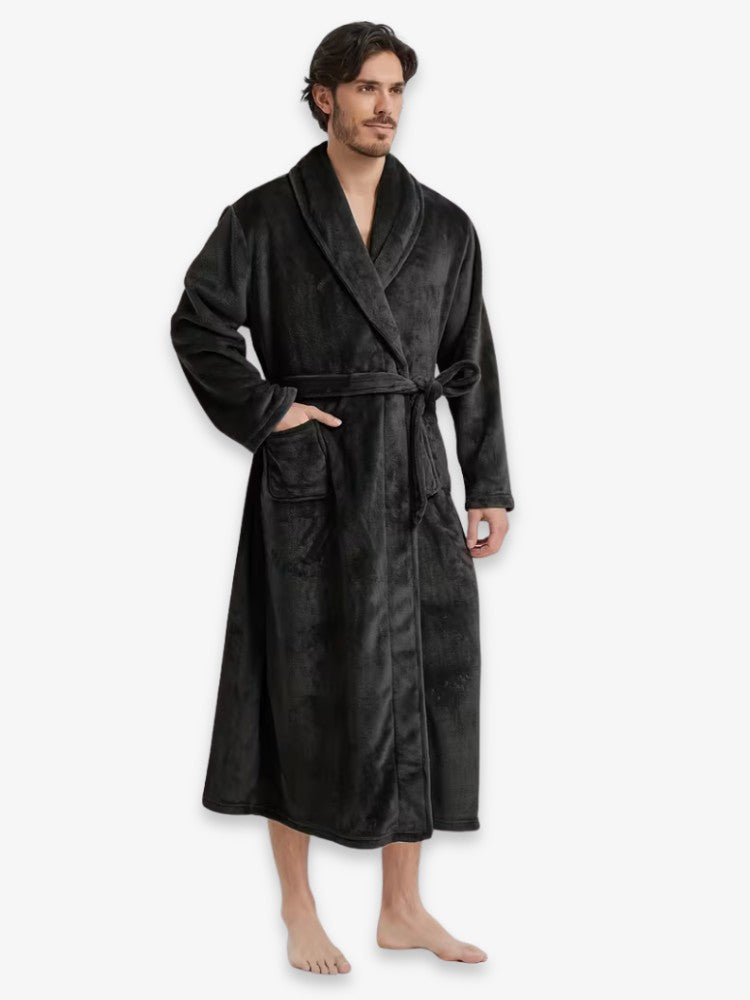 Men's Bathrobe | Ultra-Soft Microfleece for Comfort and Warmth 1