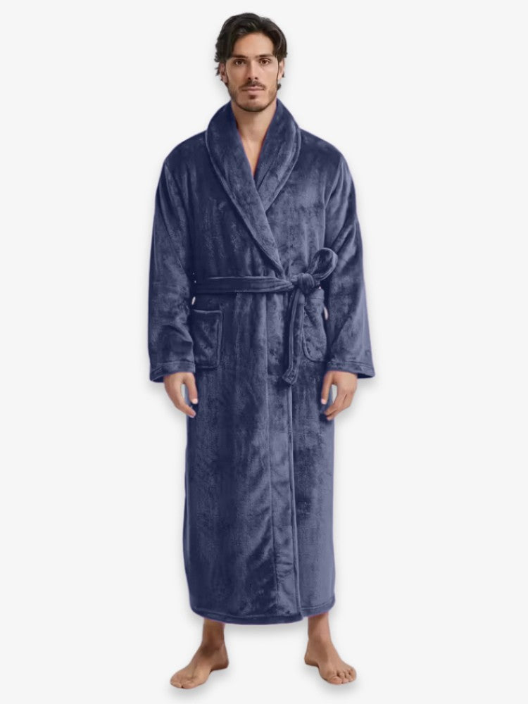 Men's Bathrobe | Ultra-Soft Microfleece for Comfort and Warmth 4