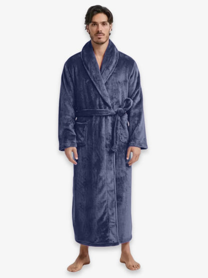 Men's Bathrobe | Ultra-Soft Microfleece for Comfort and Warmth 4