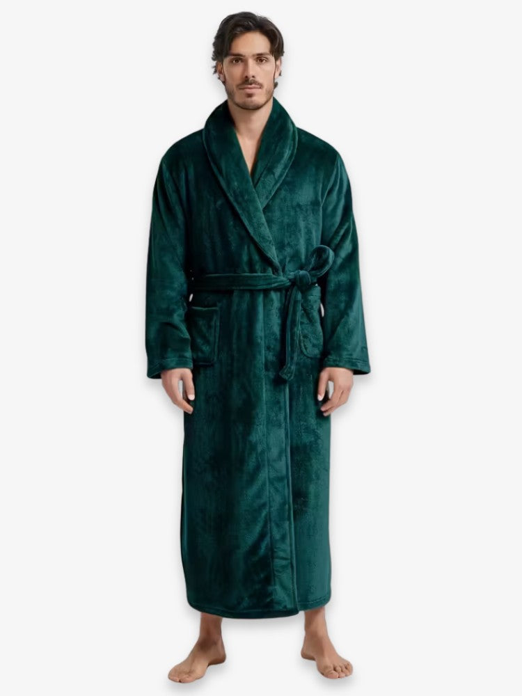 Men's Bathrobe | Ultra-Soft Microfleece for Comfort and Warmth 5