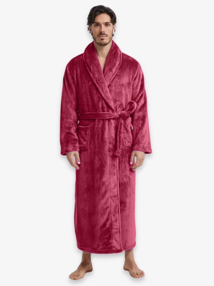 Men's Bathrobe | Ultra-Soft Microfleece for Comfort and Warmth 8