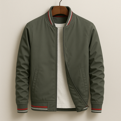 Men's Bomber Jacket | Lightweight Polyester with Modern Tailored Fit 2