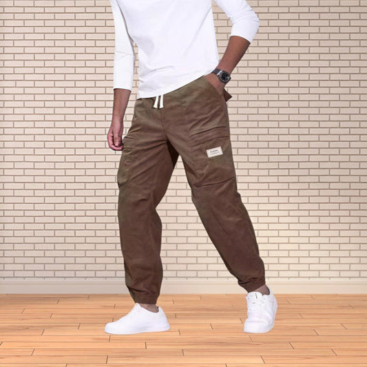 Men's Corduroy Trousers | Classic Versatile Design with Pockets 0
