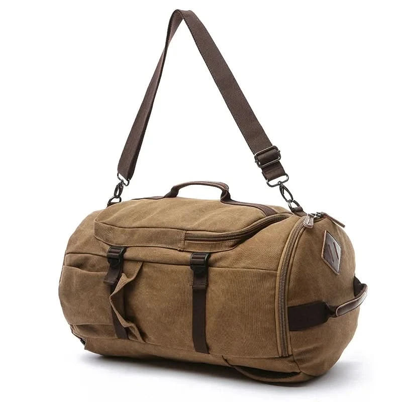 Men's Duffle Bag | Large Capacity Canvas Travel Bag with Versatile Carry Options | Stylish Design for Everyday Use 1