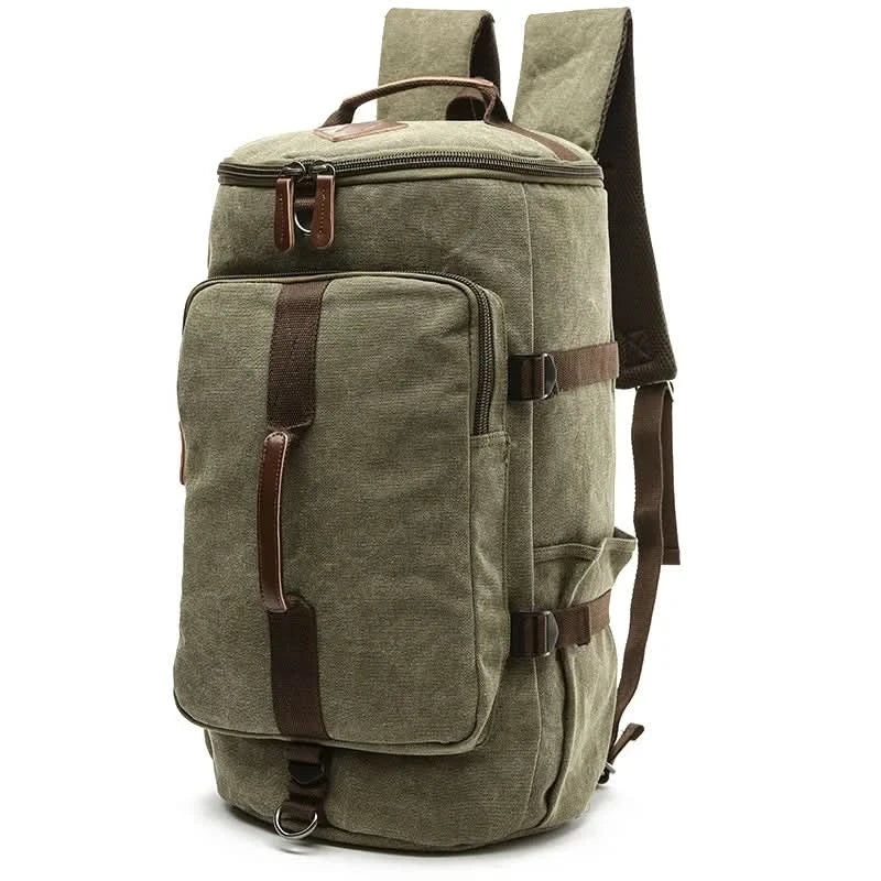 Men's Duffle Bag | Large Capacity Canvas Travel Bag with Versatile Carry Options | Stylish Design for Everyday Use 10