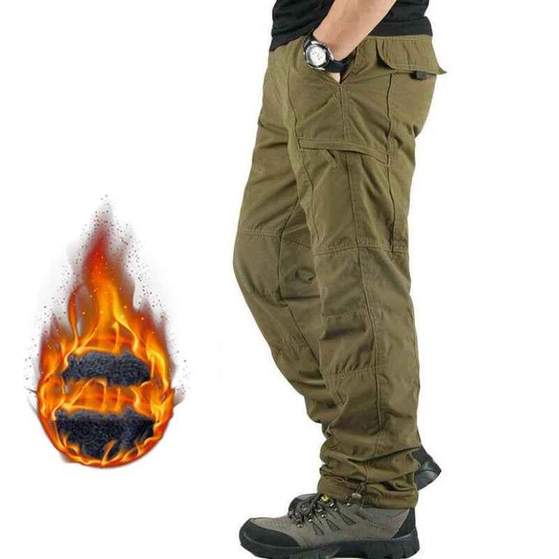 Men's Fleece Cargo Pants | Warmth and Versatile Storage for Winter 0