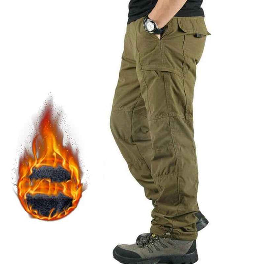 Men's Fleece Cargo Pants | Warmth and Versatile Storage for Winter 0