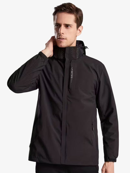 Men's Raincoat Jacket | Lightweight Windproof Design for All Weather 0