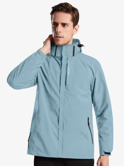 Men's Raincoat Jacket | Lightweight Windproof Design for All Weather 7