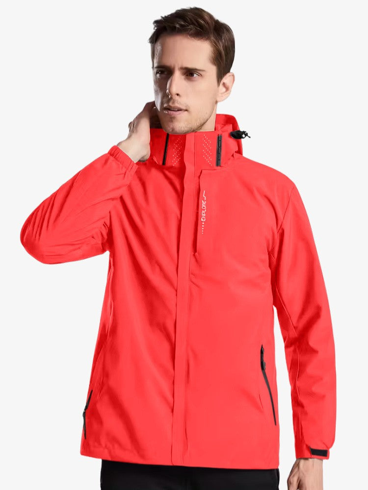 Men's Raincoat Jacket | Lightweight Windproof Design for All Weather 8
