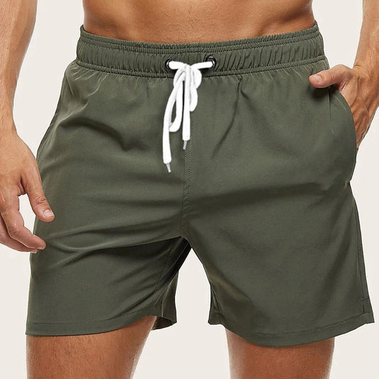 Men's Swim Trunks | Quick-Dry Fabric with Adjustable Drawstring for Active Comfort 0