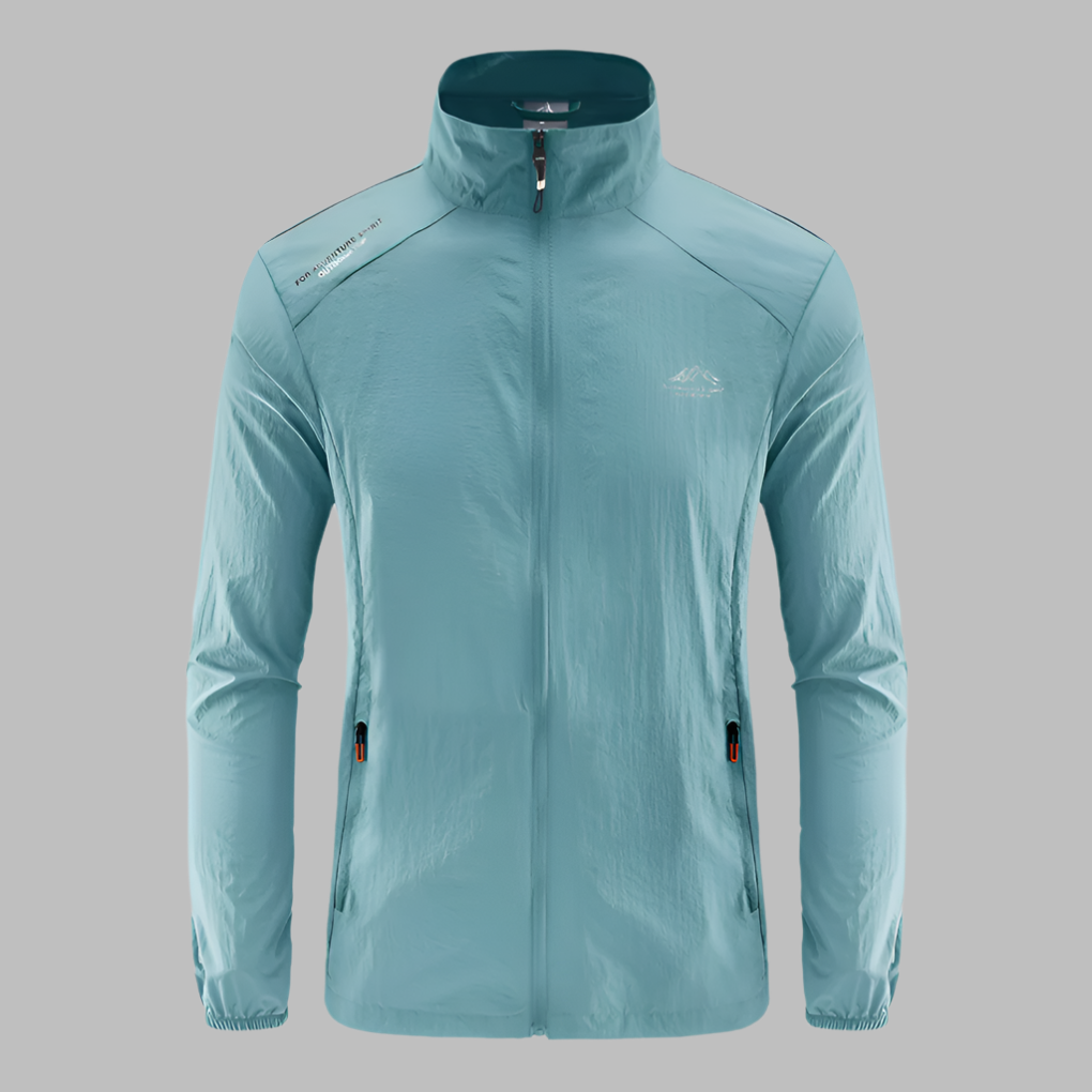 Men's Windproof Sport Jacket | Lightweight Polyester for Comfort 0