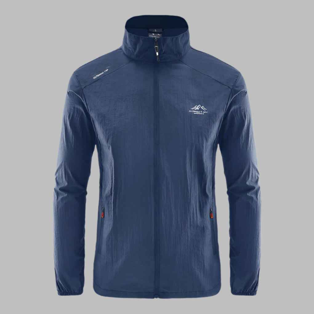 Men's Windproof Sport Jacket | Lightweight Polyester for Comfort 1