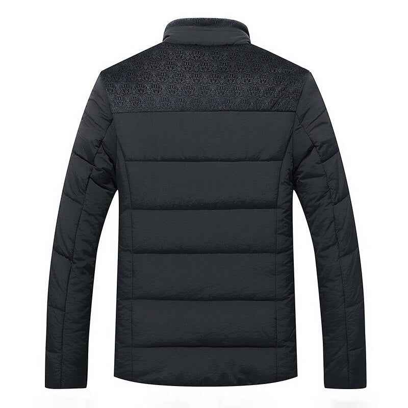 Men's Winter Coat | High-Collar Design with Warm Quilted Lining 2