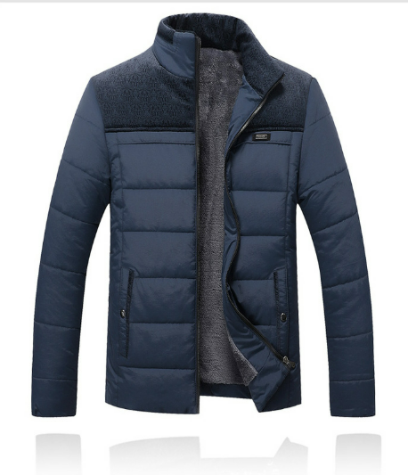 Men's Winter Coat | High-Collar Design with Warm Quilted Lining 3
