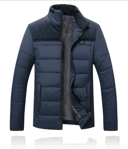 Men's Winter Coat | High-Collar Design with Warm Quilted Lining 3