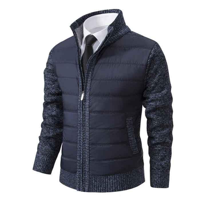 Men's Winter Coat | Quilted Design with High Collar for Warmth 1