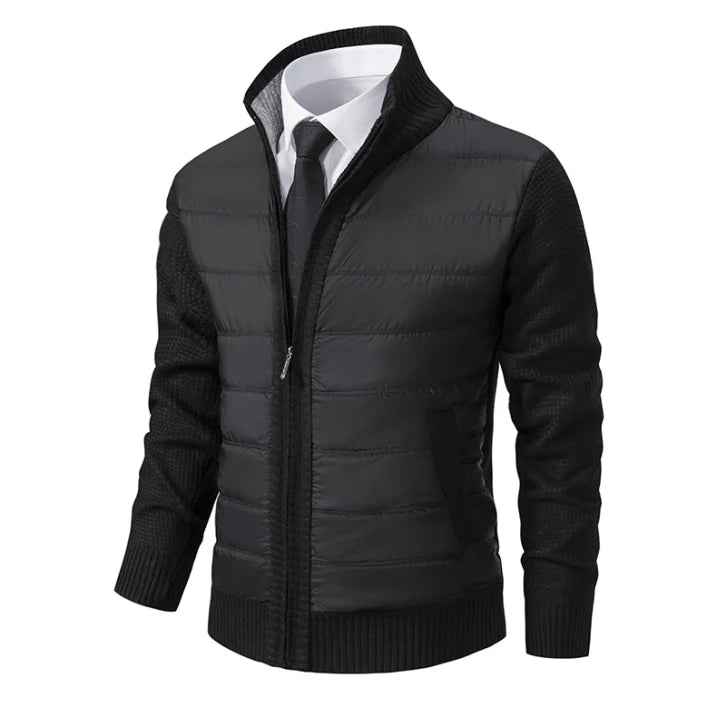 Men's Winter Coat | Quilted Design with High Collar for Warmth 2