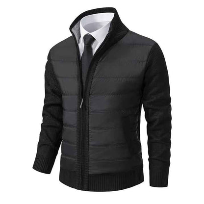 Men's Winter Coat | Quilted Design with High Collar for Warmth 2