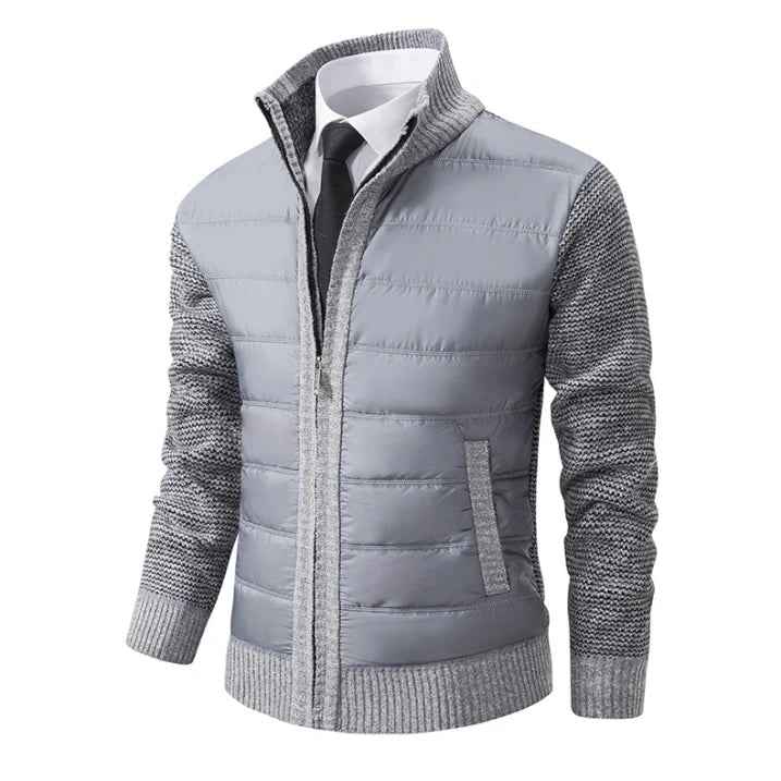 Men's Winter Coat | Quilted Design with High Collar for Warmth 4