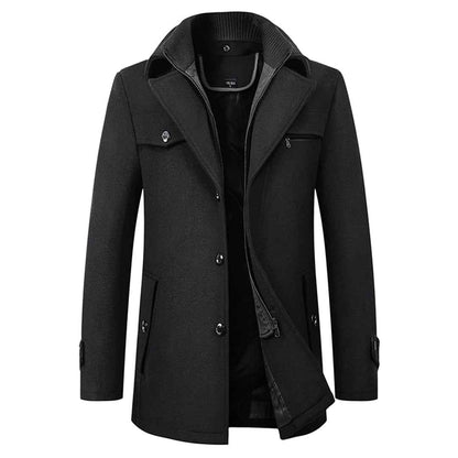 Men's Winter Coat | Tailored Overcoat with Warmth and Versatility 0