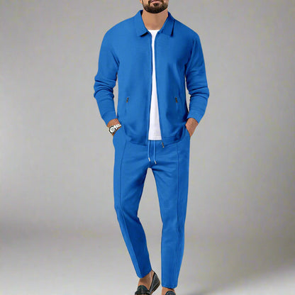 Men's Zip Up Cardigan Sweater | Slim Fit Waffle Knit with Zip Pockets 6