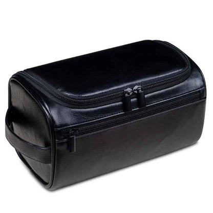 Mens Travel Toiletry Bag | Durable PU Leather Dopp Kit with Functional Design 5