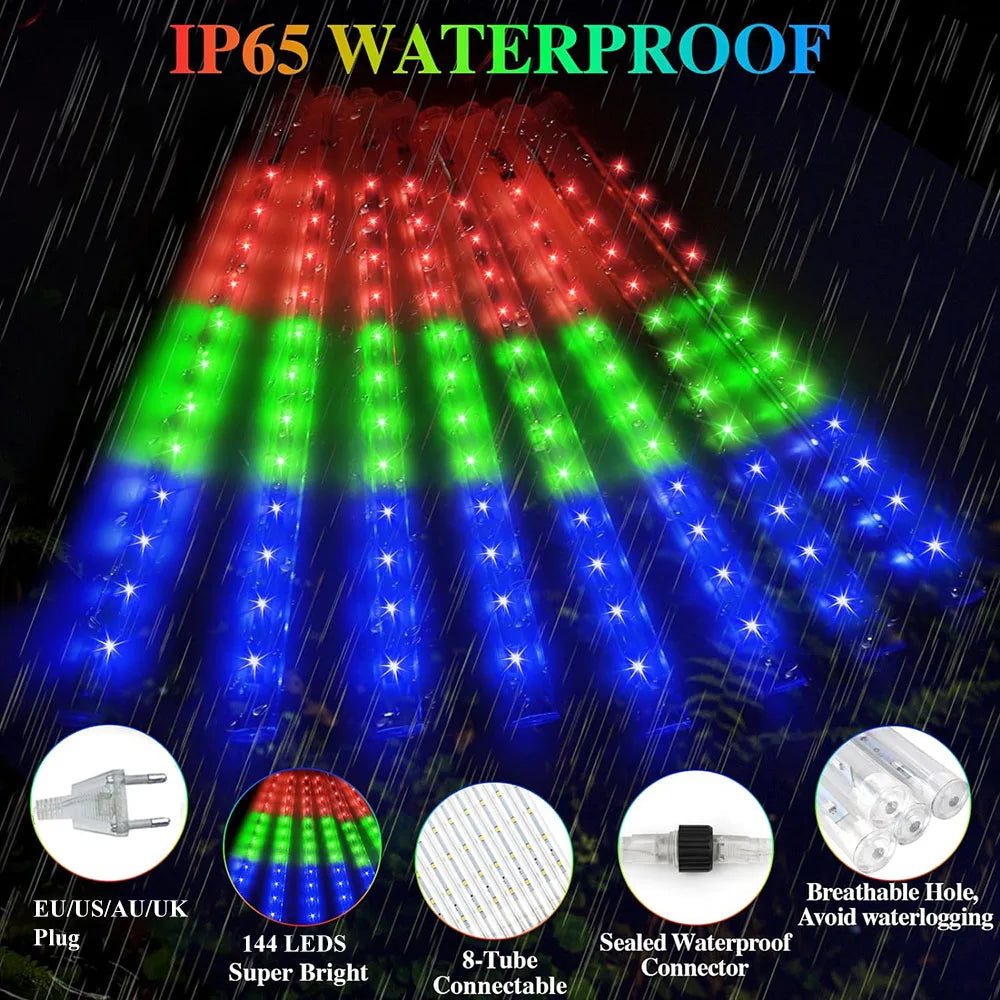 Meteor-Inspired Outdoor Light | Enchanting Illusion of Falling Stars 5