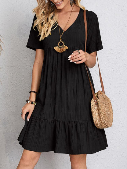 Midi Casual Dress | Lightweight Pleated Design for Effortless Style 4