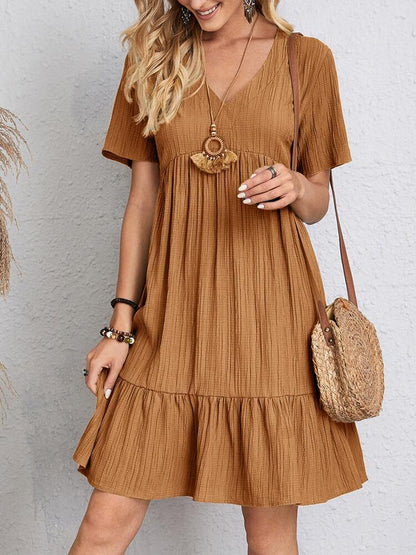 Midi Casual Dress | Lightweight Pleated Design for Effortless Style 7